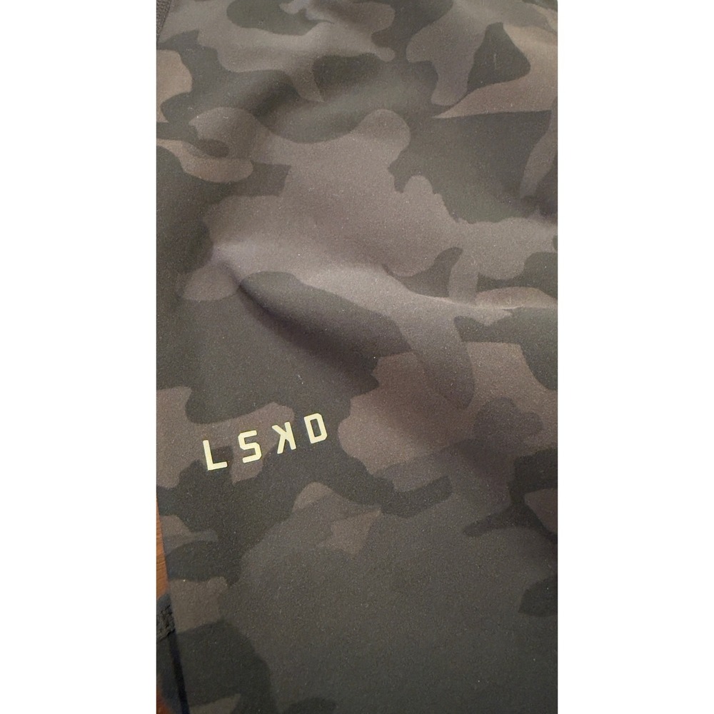 LSKD Fusion Full Length Tight Black Camo High Waisted Leggings WTGH0008P 2XS NWT - Picture 8 of 16
